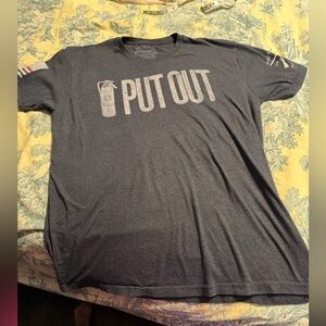 Grunt Style Firefighter tshirt grey Men L